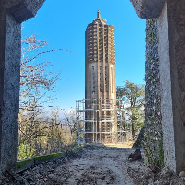 20260129 Echafaudage tour carillon Madone - Ville de Miribel (11)