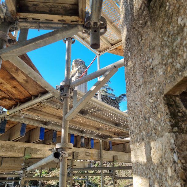 20260129 Echafaudage tour carillon Madone - Ville de Miribel (20)