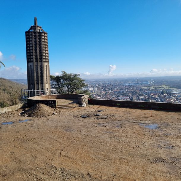 20260129 Echafaudage tour carillon Madone - Ville de Miribel (8)