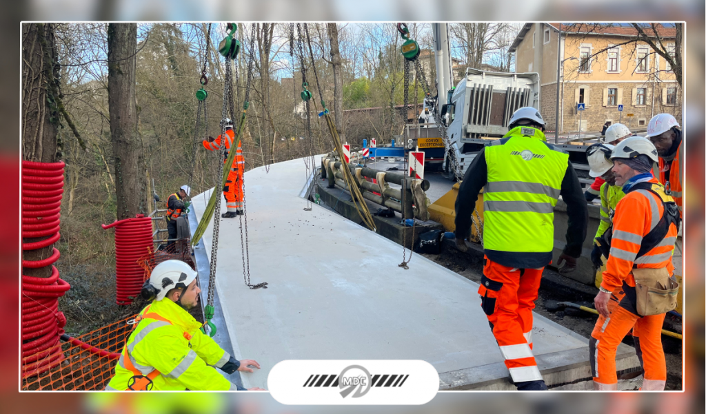 Création d’une passerelle modes doux