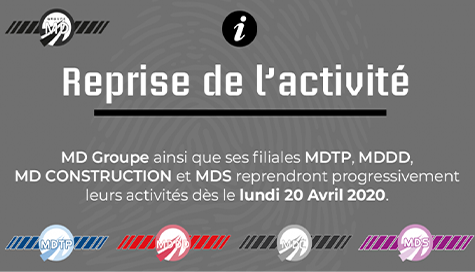 Reprise de l’activité le 20 avril